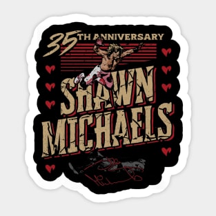 Shawn Michaels 35th Anniversary Flying Sticker